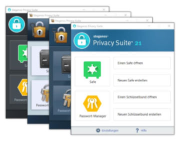 Steganos Privacy Suite 21 - sicherer Schutz für Daten und Passwörter