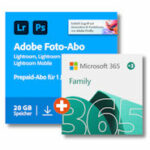 Microsoft Office 365 plus Adobe Foto