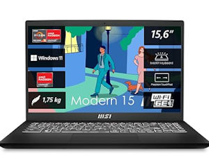 MSI Modern 15 Lifestyle & Business Laptop